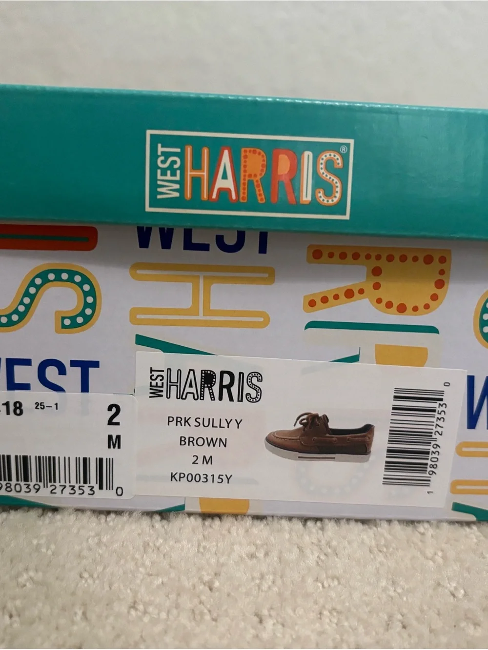 West Harris Sully Little/Big Kid Boys' Boat Dress Shoe – Brown Size 2M